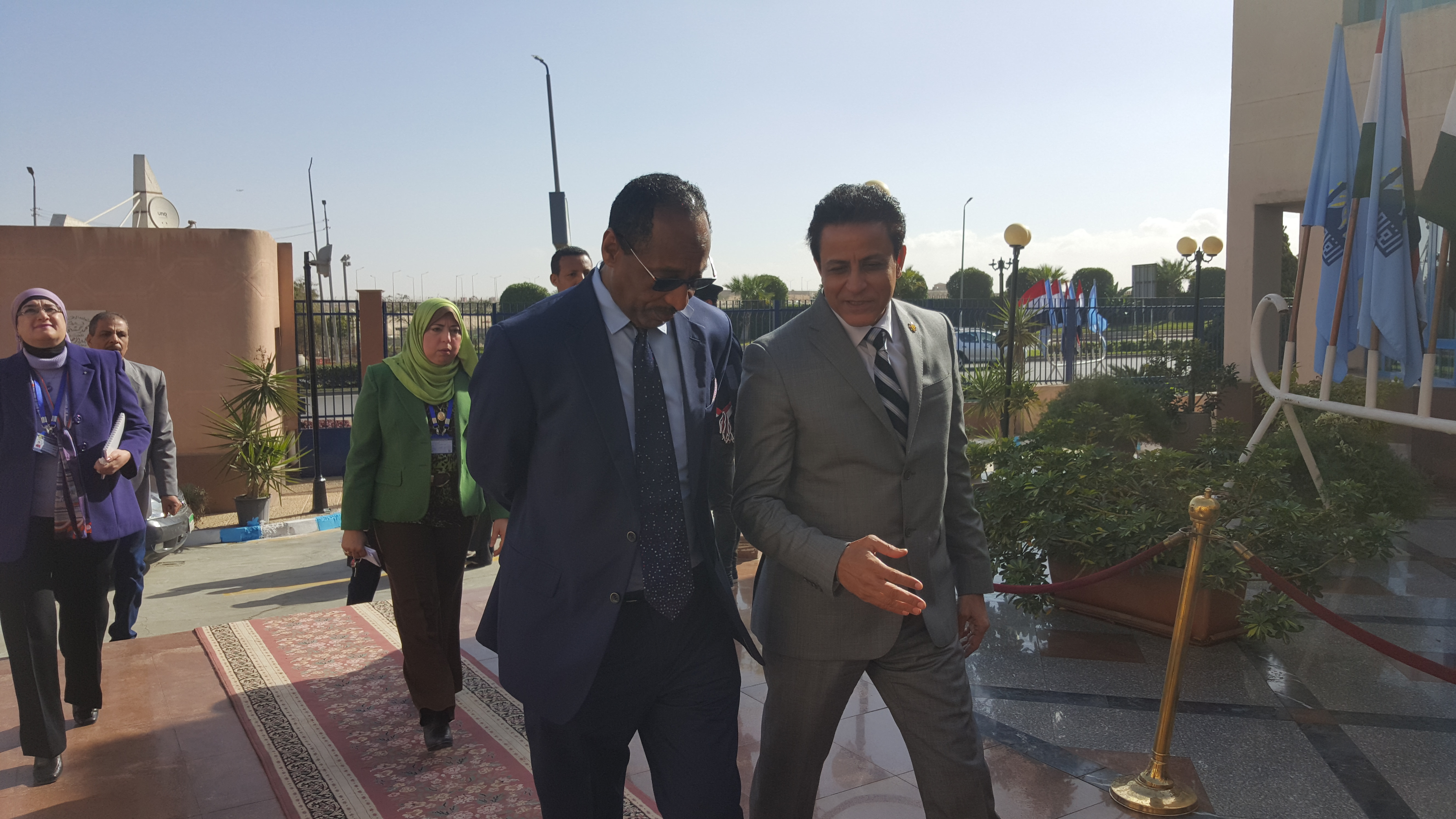 زيارة وفد سفارة جمهورية إثيوبيا الفيدرالية الديمقراطية لمركز المعلومات